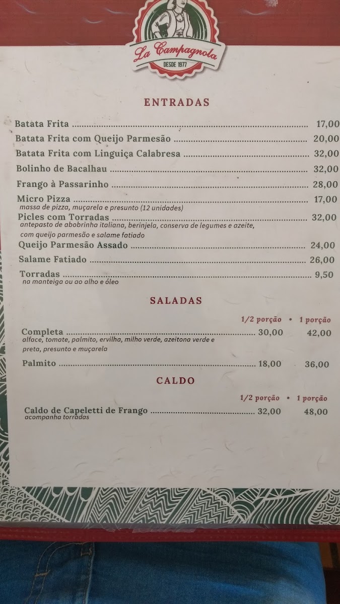 Menu La Campagnola-1