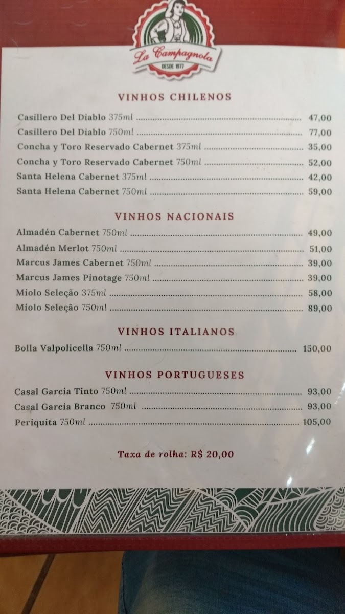 Menu La Campagnola-2
